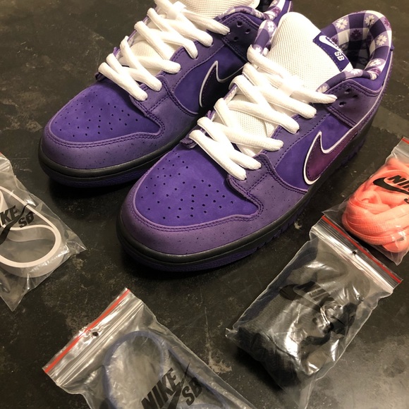 nike dunk purple lobster